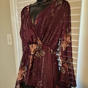 Gorgeous high low sheer top